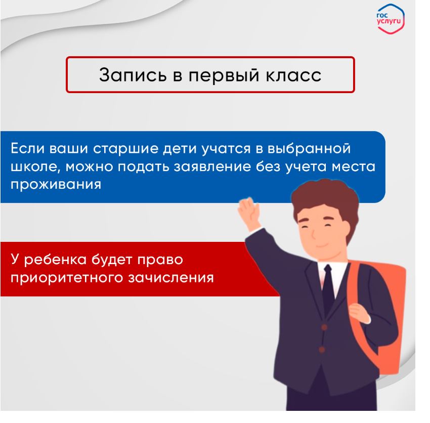ЗАПИСЬ В 1 КЛАСС.